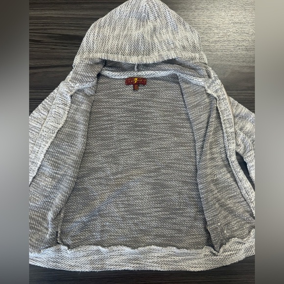Seven7 Heathered Gray Kids Hoodie 3T - Picture 3 of 9